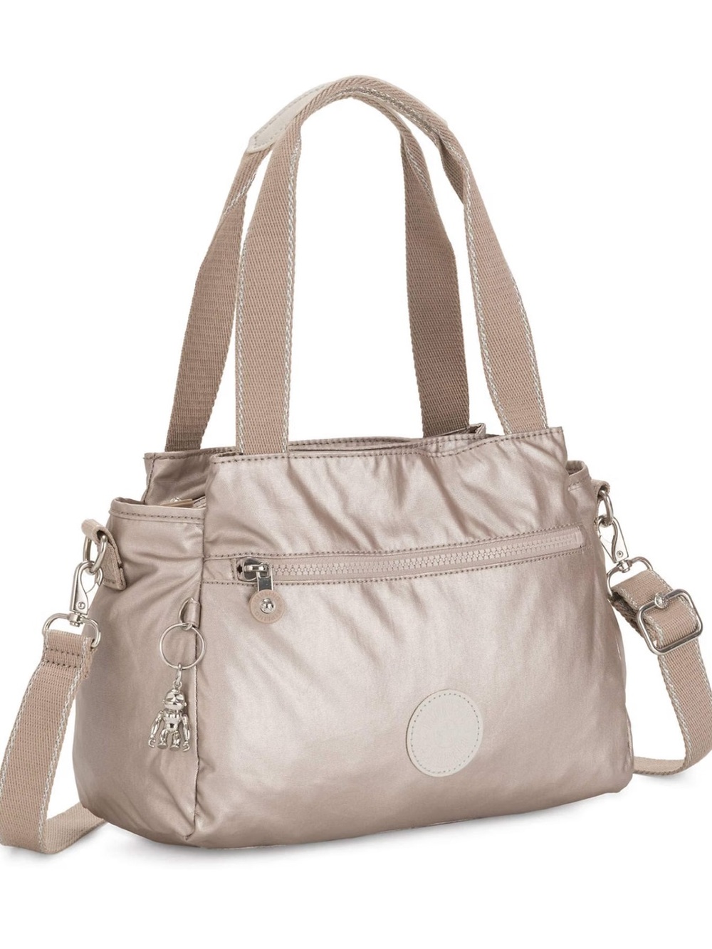 KIPLING KIPLING womens Elysia Handbag Crossbody Bag Metallica Gold